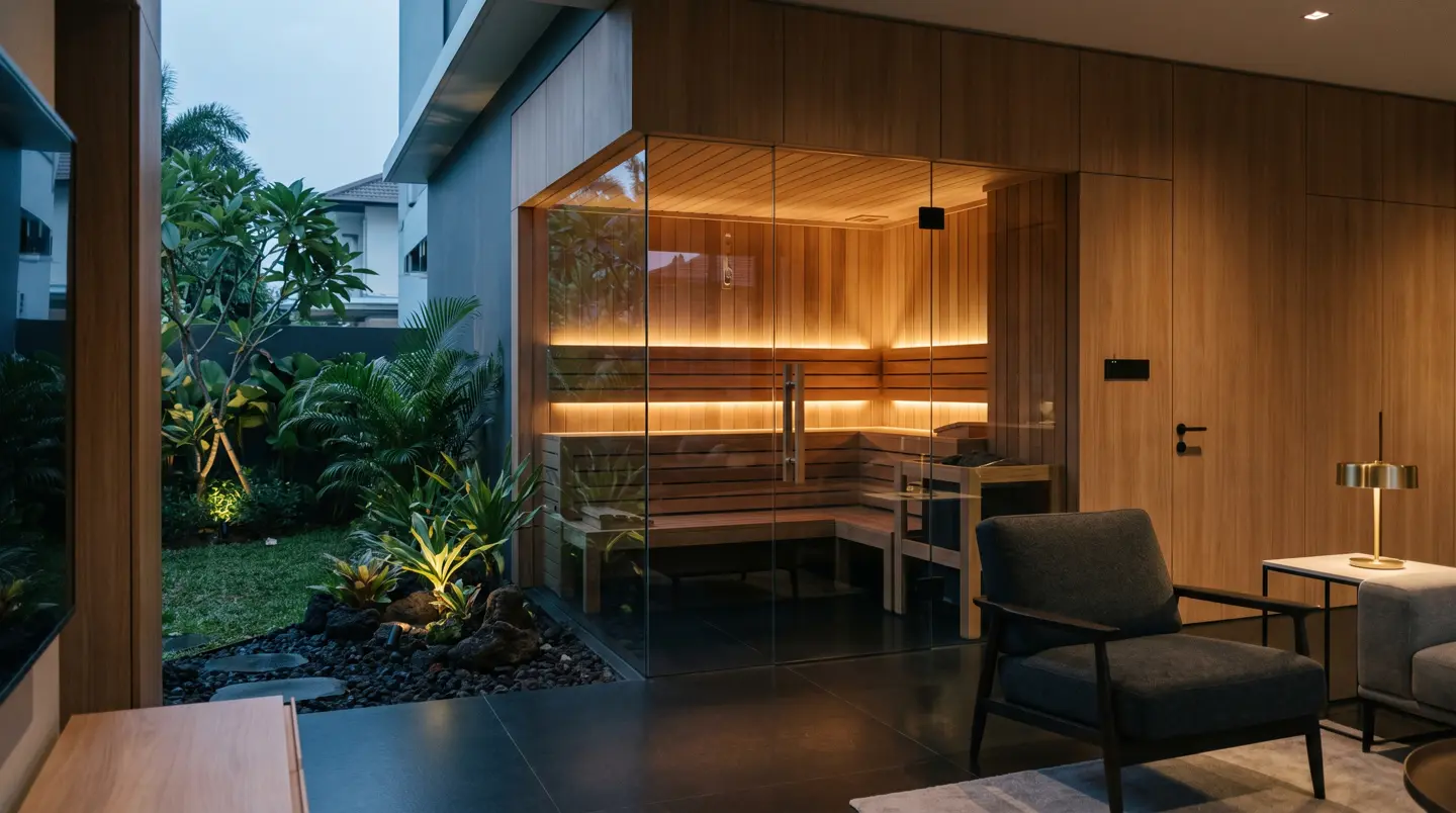 Proyek Infrared dan sauna box di rumah cluster Sukajadi dengan 5.500 VA di Sukajadi, Batam Kota